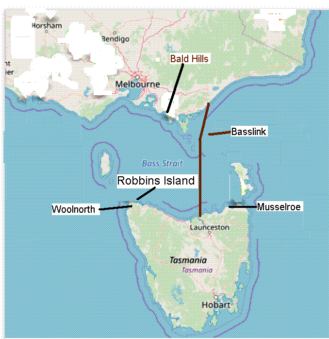 Wind Farms In Australia Map Burn Money wind farms in Tas and Vic are “correlated” — all useless at